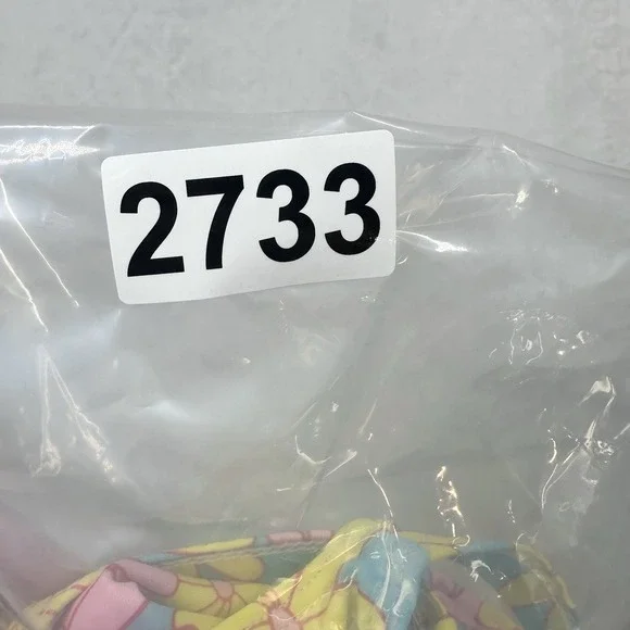 Shien Bikinx Bikini Swimsuit XS Blue Yellow Floral High Cut Cheeky Beach Summer - Picture 11 of 11